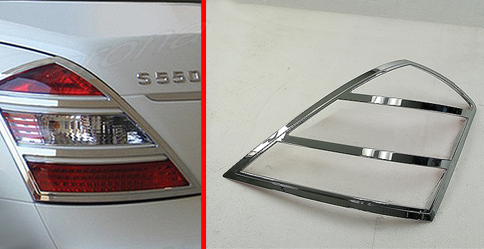 Custom Mercedes S Class  All Styles Chrome Accessories (2007 - 2009) - $139.00 (Part #MB-007-CA)